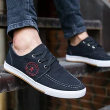 New Arrival Men Shoes Spring High Top Brand Canvas shoes Mens High Quality Denim Shoes zapatos