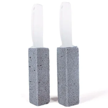 

2pc/lot Natural Pumice Stone Brush Toilet Fixture Kitchenware Heavy Duty Cleaning Brushes multifunctional Kitchen Grease brushes