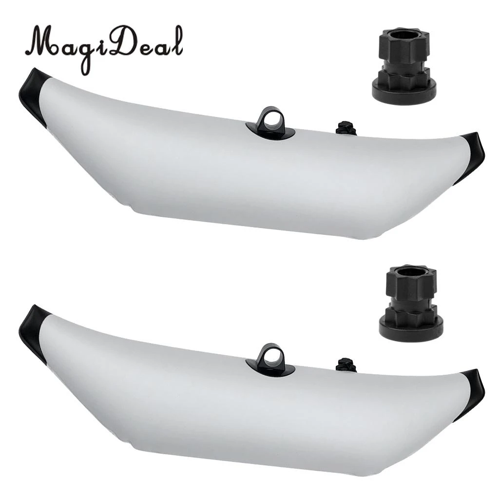 2 PVC Inflatable Outrigger Stabilizer 2 Ram Mount Adapter for Kayak Fishing
