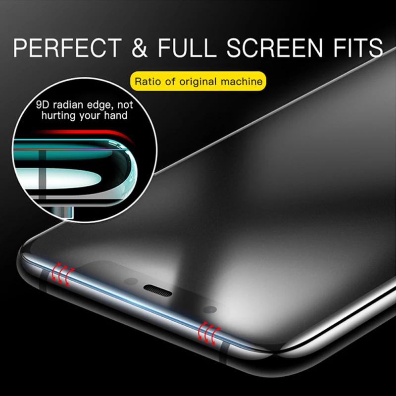 Матовое 9D закаленное стекло для Xiaomi Redmi Note 7 6 5 Pro 5A 4X защита экрана против