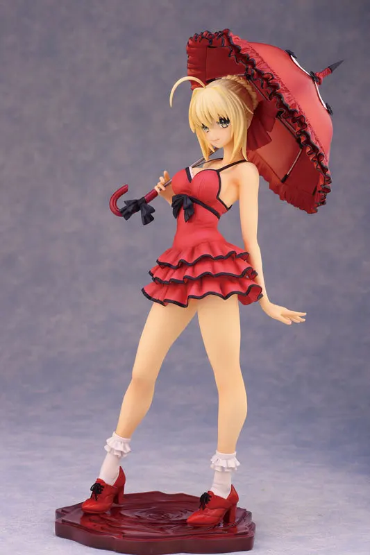 Huong Anime Figure 25 CM Fate/Extra CCC Saber one piece ver. 1/7 Scale PVC Action Figure Collectible Model Toy 