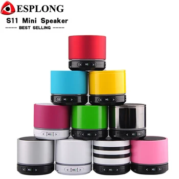 

(Q)Bluetooth Speaker S11 Wireless Mini Speaker Portable Speaker Support TF Card Hand-free Mic Stereo Speaker