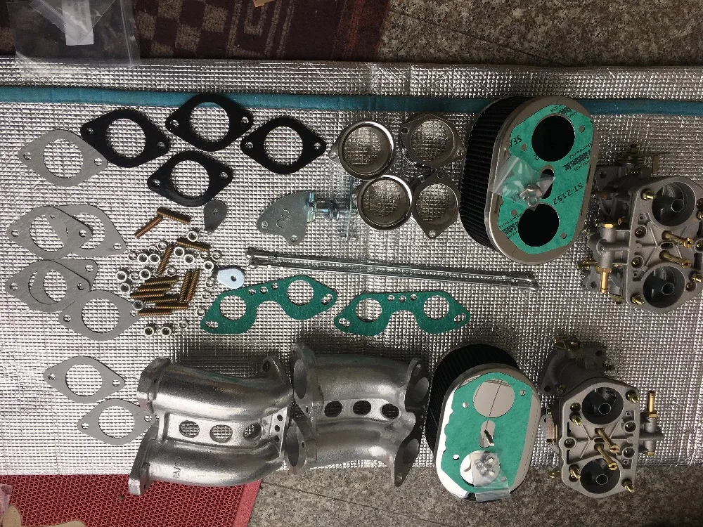 Карбюратор FAJS carb конверсионный комплект 40IDF для Porsche 356 912 Weber dellorto карбюратор EMPI включает все, что вы видите