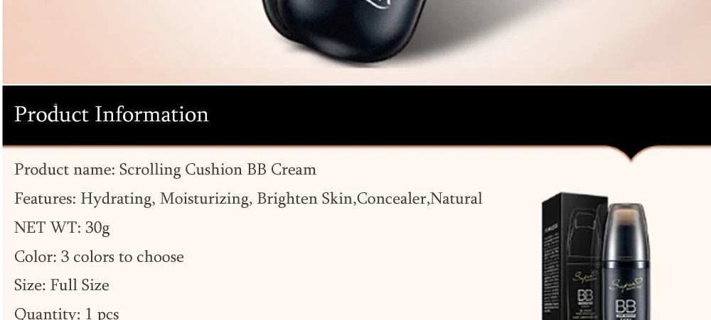 BIOAQUA Air Cushion BB крем увлажняющий консилер основа для макияжа голые Отбеливание лица красота макияж корейская косметика