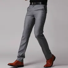 Новые модные мужские деловые брюки для официального костюма Slim Fit дизайн мужские брюки на заказ