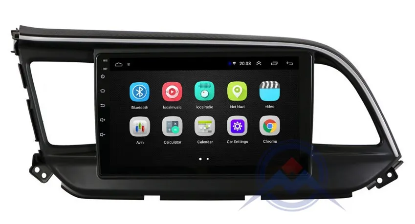 Cheap ZOHANAVI Android 2.5D Screen Car GPS Navigation for Elantra 2019 car Auto Radio DVD GPS multimedia player build in wifi 15