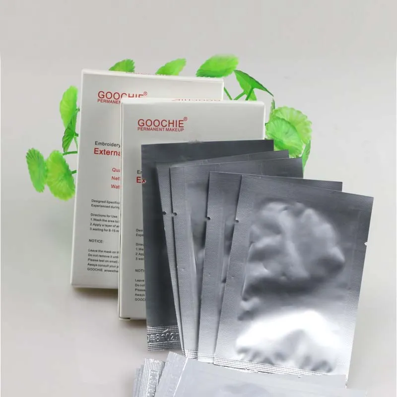 

Tattoo & Permanent Makeup skin solution Topical Operation Painless Lip Gel lips Patch 10pcs/lot Patches Tips Sticker