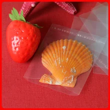 3000pcs/lot 6cm*8cm*80Micron High Quality PE Clear Christmas Gift Plastic Bag