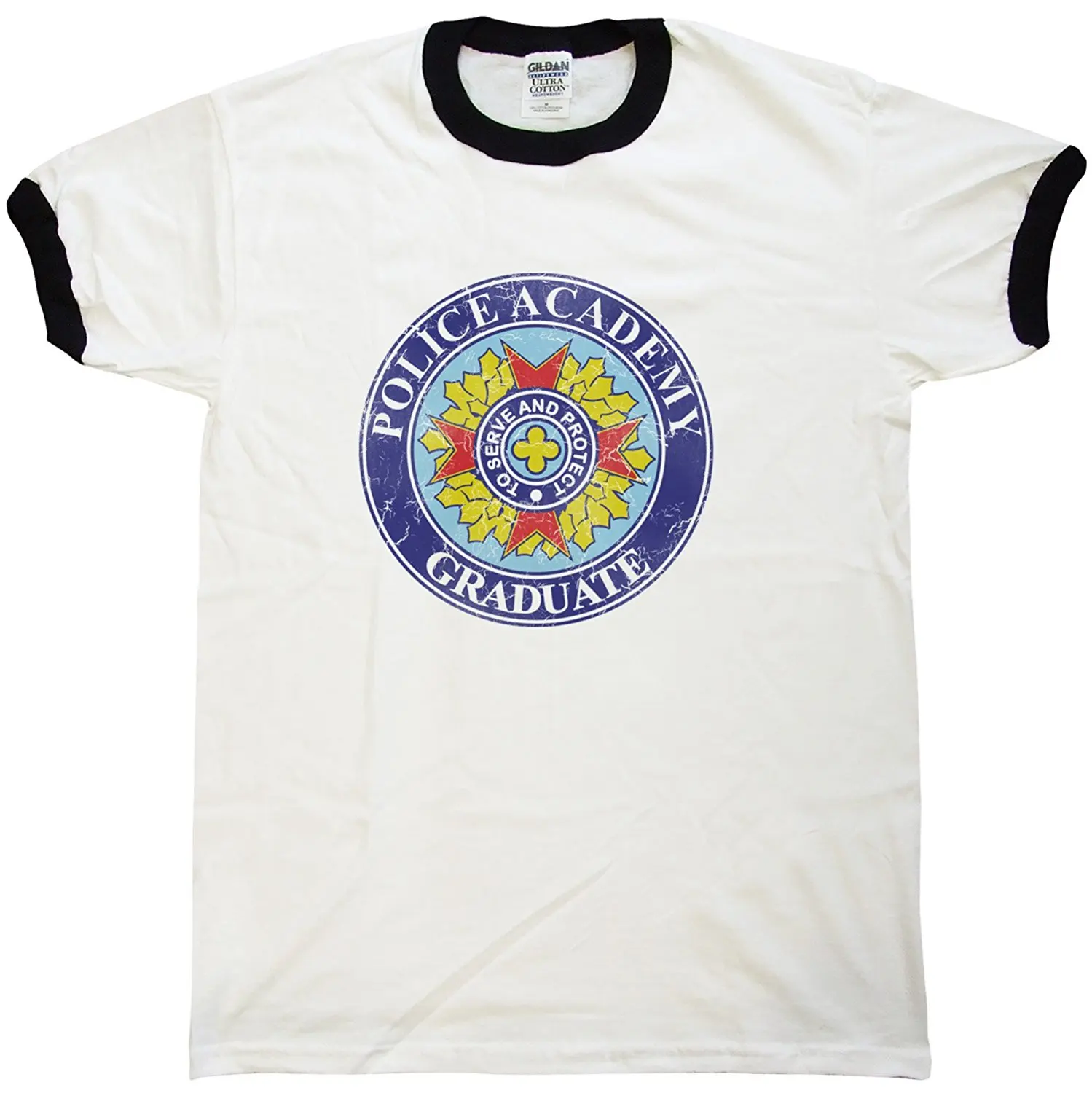 

2018 Summer T-Shirts for Men Funny Short Sleeve Cotton T-Shirts Mens Police Academy T Shirt - Graduate T Shirt Dress