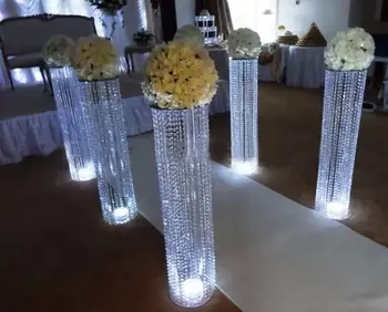 

clear acrylic mental vases for centerpieces/wedding vases for flower