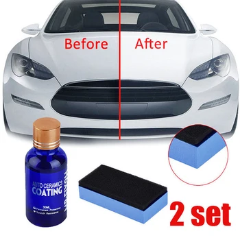 

9H Hardness Hydrophobic Coating Wax Coat Crystals Ceramic Set Super Auto