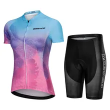 Летний женский комплект Джерси для велоспорта, одежда для горного велосипеда, одежда для гонок, одежда для велоспорта, Ropa Ciclismo, комплект для девочек, комбинезон, короткие штаны