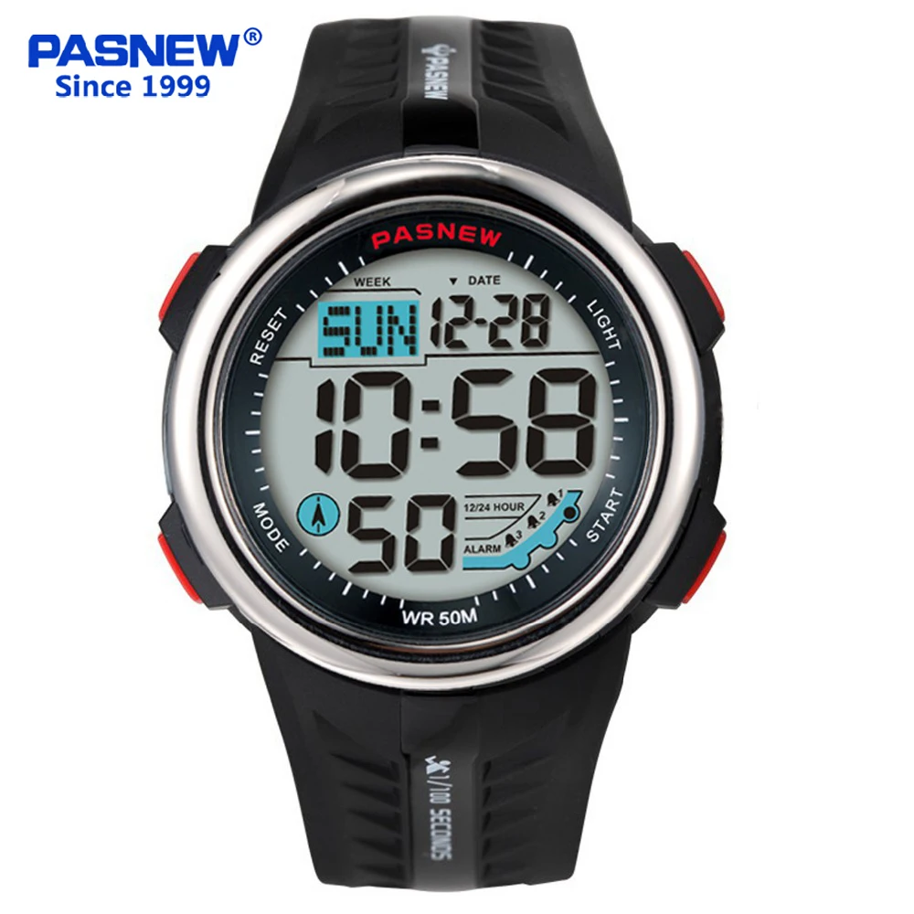 PASNEW fashion digital watch with multifunction Outdoor Sport wrist ...