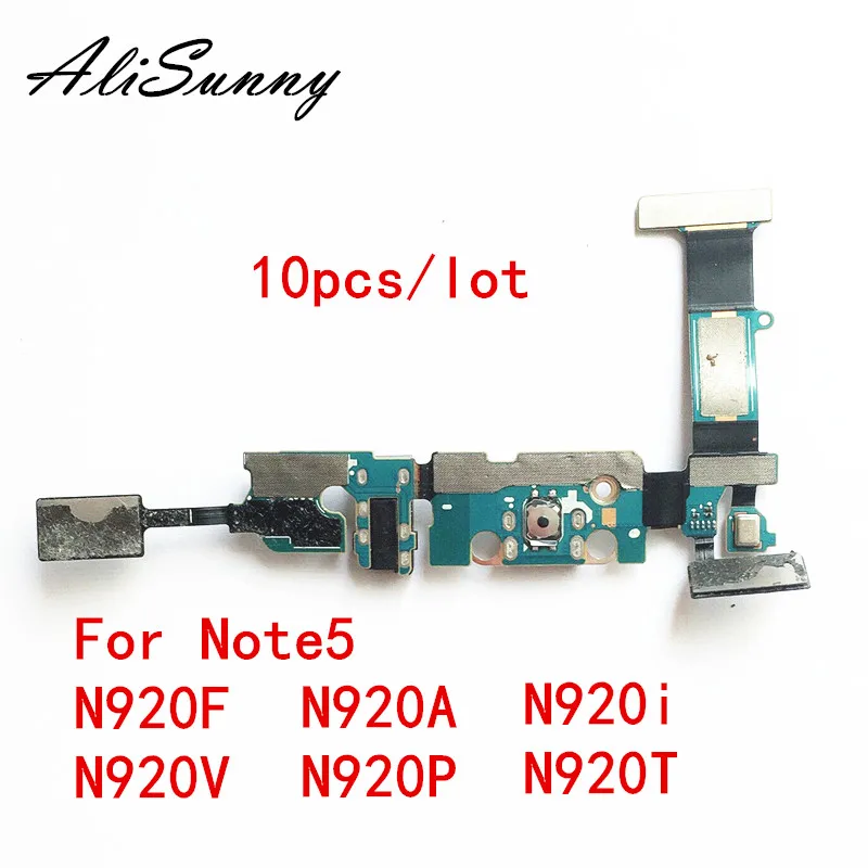 AliSunny 10 шт. зарядный порт гибкий кабель для SamSung Note 5 N920A N920F N920P N920T N920i USB док станция