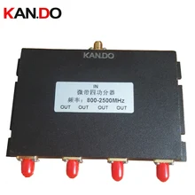 Телеком использования 4 Way SMA Мощность Splitter 800~ 2500 мГц Мощность делитель Booster Splitter Booster делитель радиочастот сплиттер