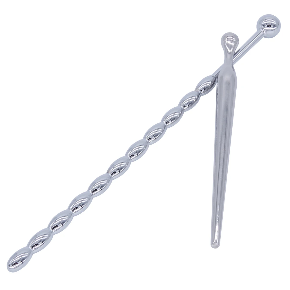 DOMI 2pcs Stainless Steel Catheter Sounds Small Urethral Penis Masturbators Plug Men Sex Toys