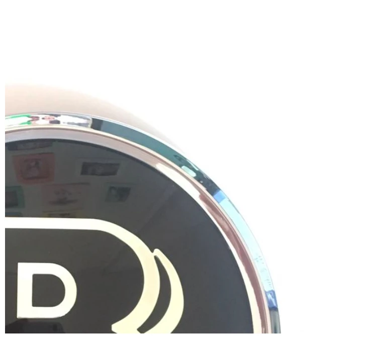 

RollsRover Mirror Glossy Black and Chrome Grille Badge For Mercedes Benz GLC GLE GLS Brabus B Style