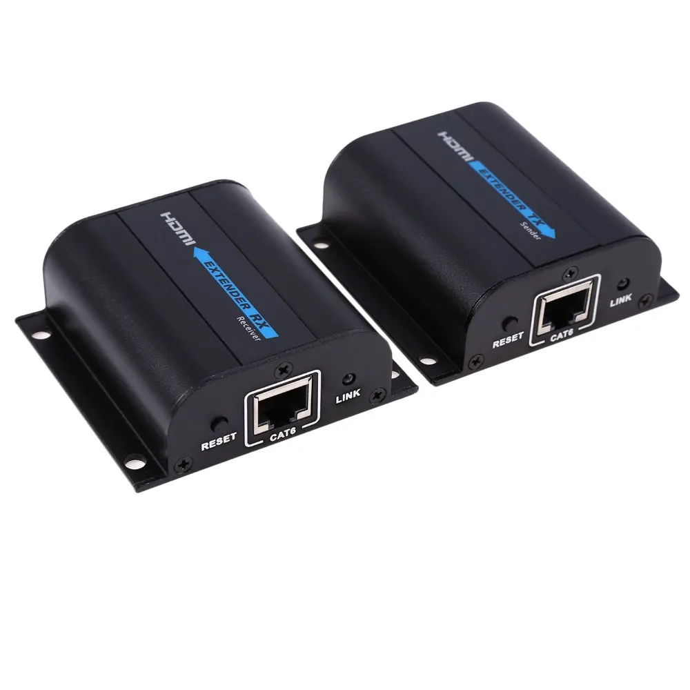 60M-LKV372A-HD-1080P-HDMI-Extender-Transmitter-TX-RX-with-IR-Over-CAT6-RJ45-Ethernet-Cable (1)