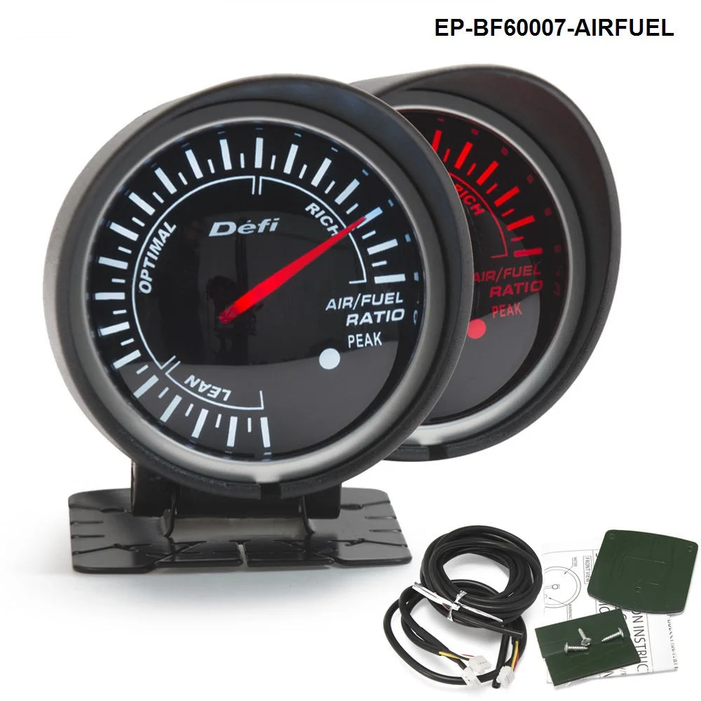 BF 60mm LED AIR/FUEL RATIO Gauge High Quality Auto Car Motor Gauge with
