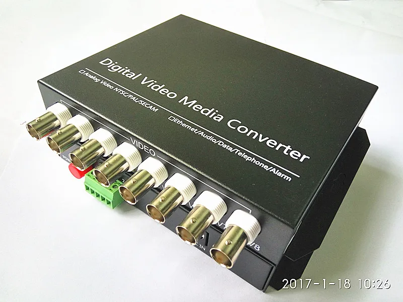 bilder für 8V1D Video Optical Converter 8 Kanal Glasfaser Video Optische Sender & Empfänger 8CH + RS485 Daten 1 Para 2 Teile/los bilder für 8V1D Video Optical Converter 8 Kanal Glasfaser Video Optische Sender & Empfänger 8CH + RS485 Daten 1 Para 2 Teile/los