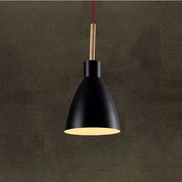 Fancy Hanging Lights E27 Holder Led Fixture Contemporary Pendant Fancy Hanging Lights E27 Holder Led Fixture Contemporary Pendant Lamp Iron Wooden Restaurant Decor Dining Room