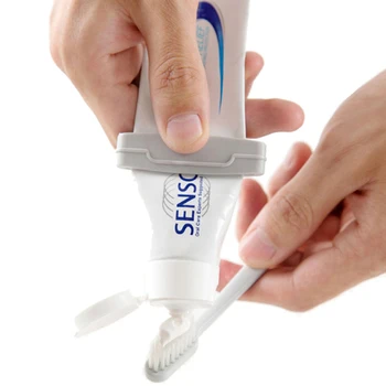 

1Pc Plastic Toothpaste Squeezing Clamp Multi-purpose Toothpaste Dispenser Cream Tube Squeezer Manual Easy Squeeze Paste Bathroom