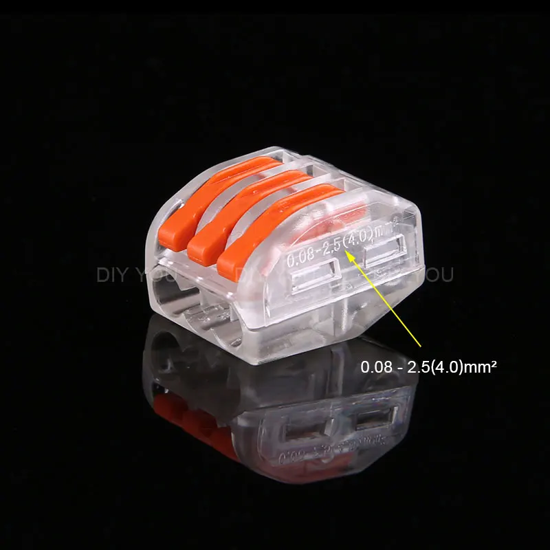 30/50/100 шт PCT 213T DIY YOU 222 413 3Pin Мини Быстрый провод соединители универсальный кабель