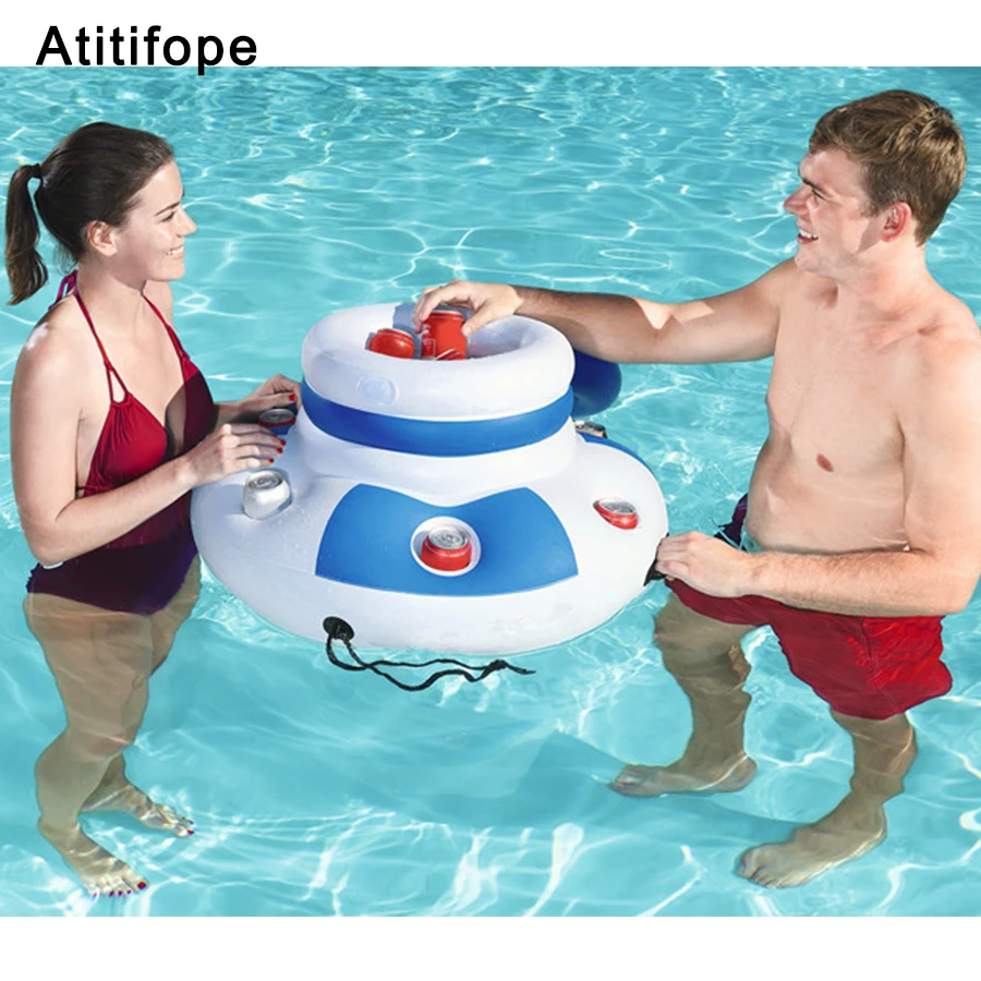 Inflatable Bar Bucket water inflatable ice bucket holder mobile phone cola drink bottle cup holder swimming pool accessories Inflatable Bar Bucket water inflatable ice bucket holder mobile phone cola drink bottle cup holder swimming pool accessories