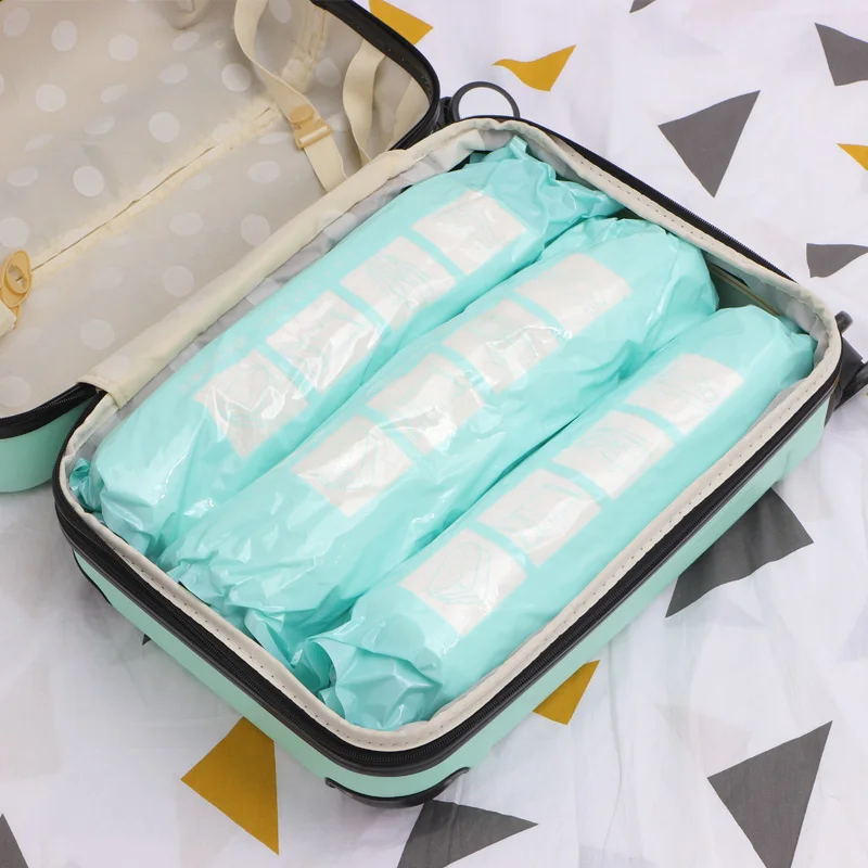 ORZ 3 PCS Travel Clothes Vacuum Compressed Bag Space Saver Storage Bags Travel Accessories Luggage Compression Packing Sacks