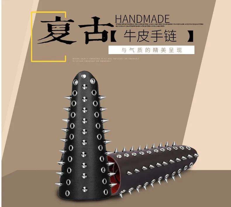 Женский кожаный браслет для косплея в стиле панк|spike bracelet|bracelet coolwide cuff |