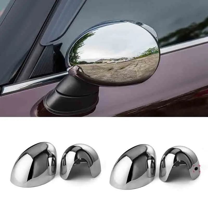 

2Pcs Door Rearview Mirror Cover Shell Trim Protection Direct Replacement For BMW Mini Cooper F55 F56 F54 F60 Auto Accessories