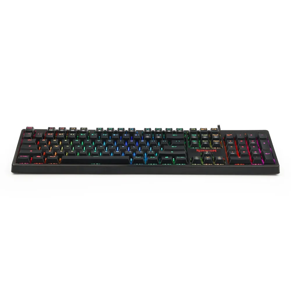 Механическая игровая клавиатура Redragon K578 коричневые переключатели эргономичная