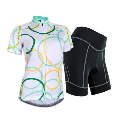 Женская одежда для велоспорта, профессиональная гелевая Накладка для горного велосипеда, комплект одежды для женщин, летний комплект одежды для велоспорта из Джерси, облегающий костюм - Цвет: COLOR 7