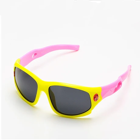 Детские поляризационные солнцезащитные очки для детей уход за ребенком УФ очки безопасности TR90 Рамки Брендовые очки солнцезащитные очки для детей Gafas De Sol - Цвет линз: RD816-6