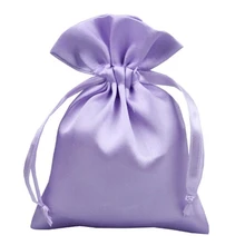 Атласная маленькая недорогая сумка-кисет индивидуальные украшения сумки оптом под заказ Подарочная сумка оптом для ювелирных изделий подарок аксессуары для волос