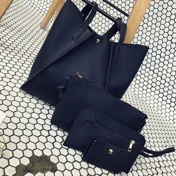 

Women Handbag Lady Shoulder Bags Tote Purse Messenger Satchel Leather(Black)
