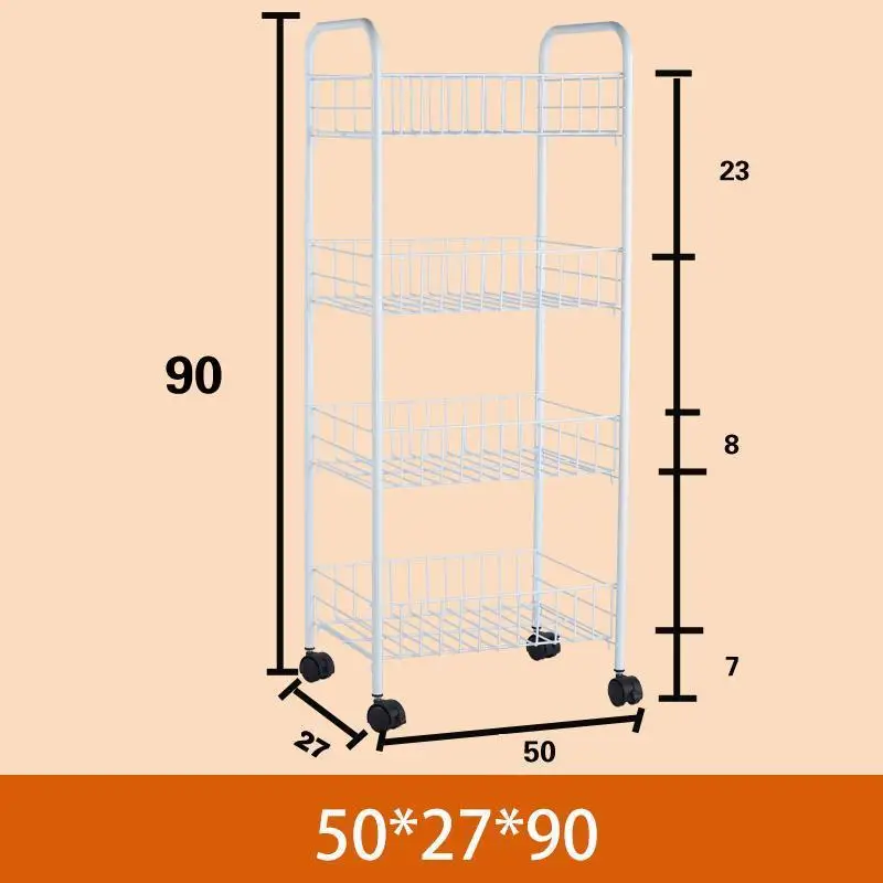 Etagere дальность кухни леса Cosas De Cocina Органайзер полки тележки с колесами кухонные полки для хранения - Цвет: Version X