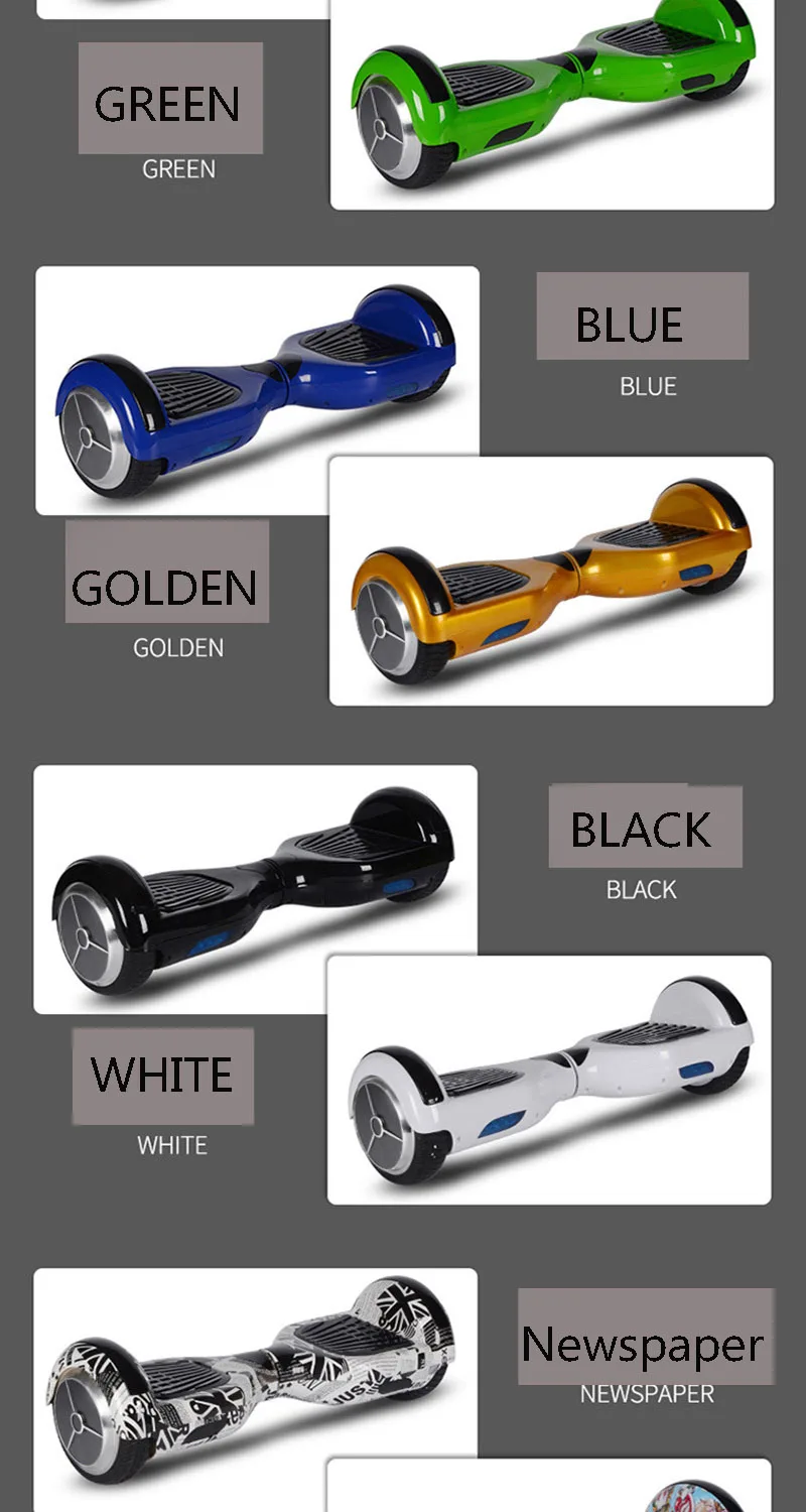 Электрический скутер Hoverboard ProtableS Incloud сумка ding 6,5 дюймов 42 V - Цвет: white