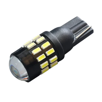 

AGLINT 10PCS Super Bright T10 3014SMD 30-LED 194 168 2825 W5W LED Car Bulbs Clearance Light Trunk Lamp With Projector Lens 12V