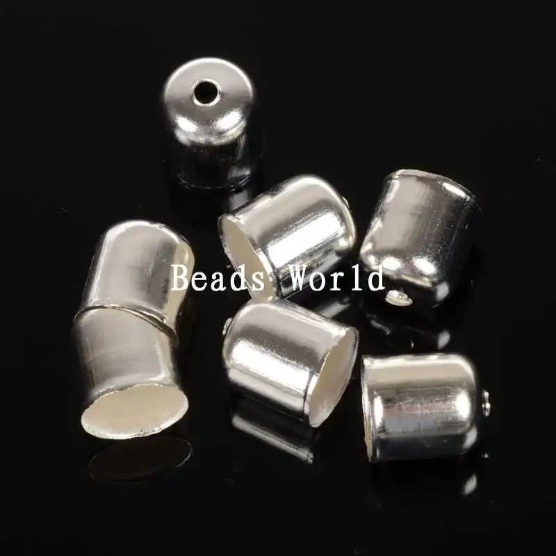 

Wholesale Best Quality 100 Pcs Blunt Necklace End Tip Bead Caps Findings Jewelry Making 8x7mm(Fit 6mm)(W05992)