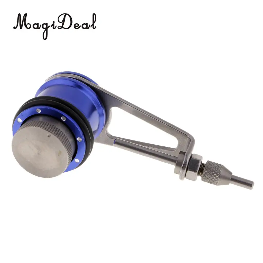 MagiDeal Bobbin Knotter PE Line Leader Line Knot Tying Tool Jigging Knots with quick adjusting disk-drag for making PR serving