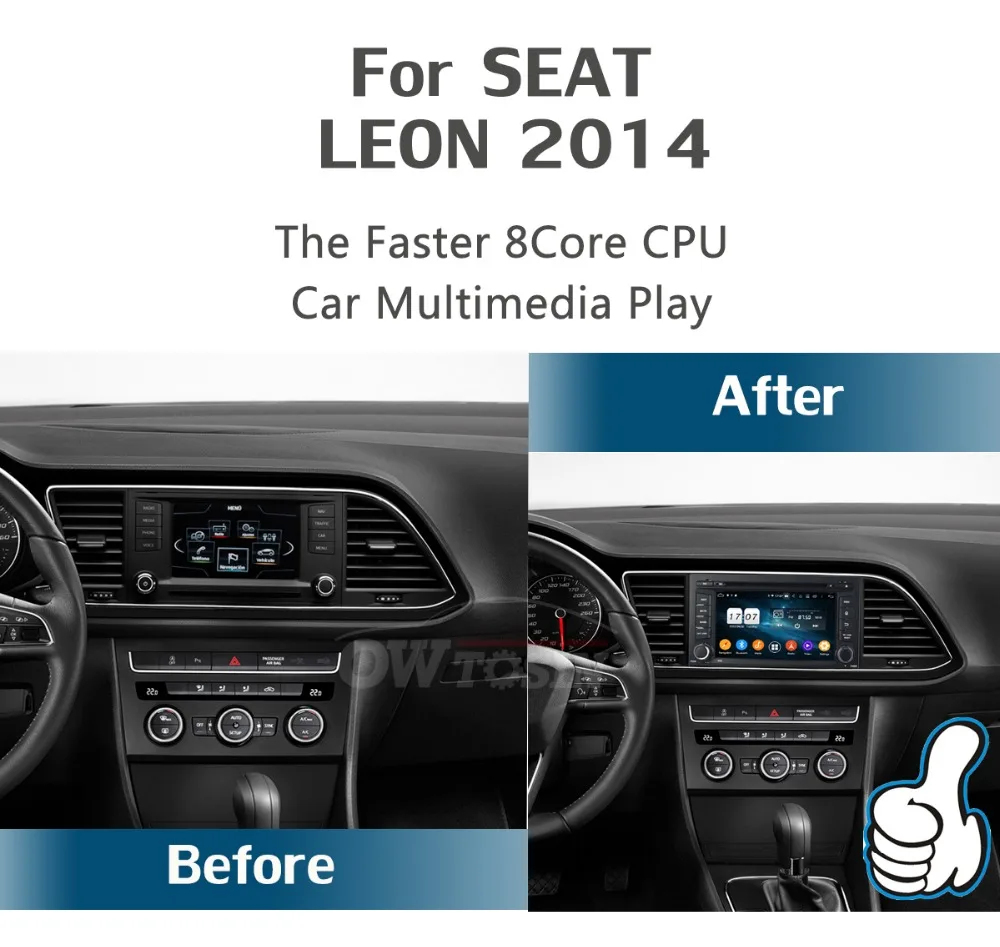 " ips 8 ядерный 4 Гб+ 64 ГБ Android 9,0 автомобильный dvd-плеер для Seat Leon 2013 gps Радио DSP Parrot BT CarPlay