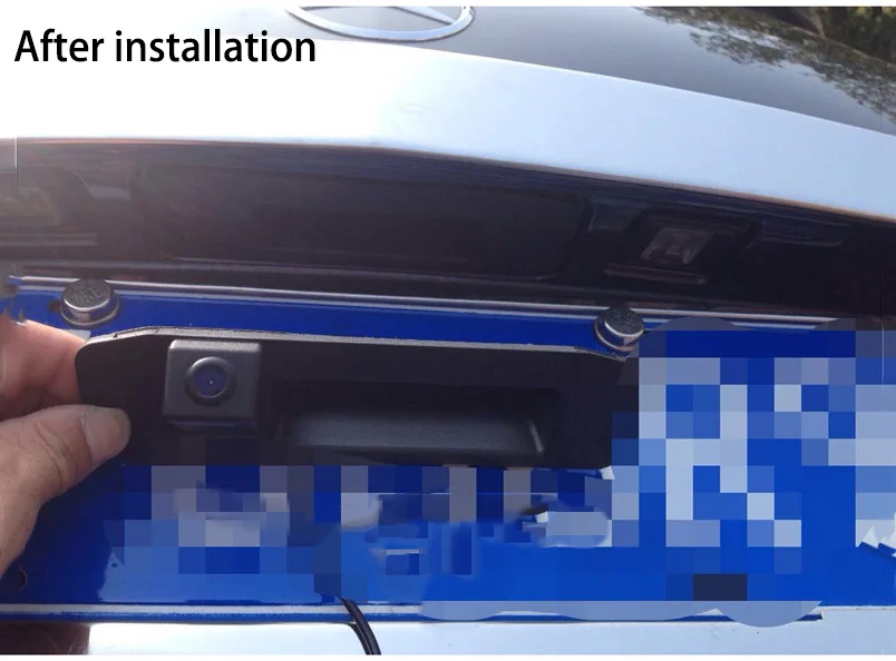 LiandLee Car Trunk Handle Rear View Reversing Parking Camera For Mercedes Benz ML Class MB W166 2011~2018