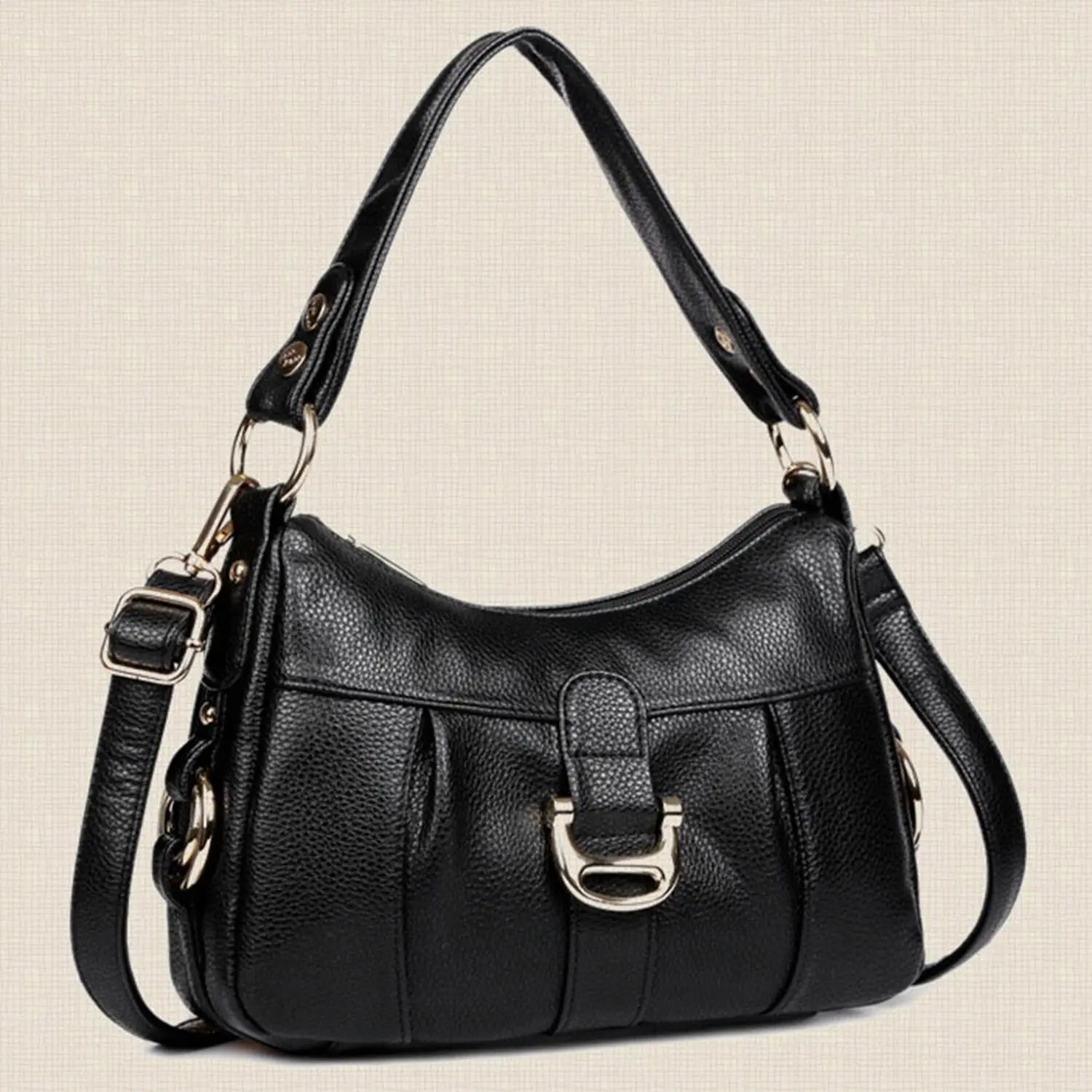JHD-Aibkhk حقائب النساء مصمم الجلود السيدات الكتف عارضة Crossbody لينة أعلى-حقائب بيد