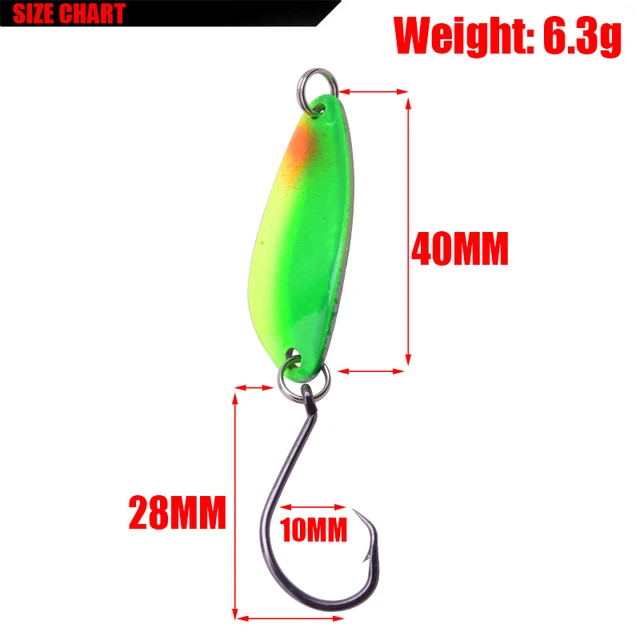 5pcs Lot Fishing Spinnerbaits Spoon Bait Metal Crankbait Lures