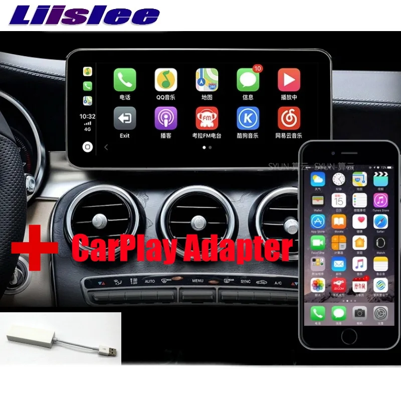 Clearance For Mercedes Benz MB GLC Class X253 C253 2015~2018 Liislee Navi Car Multimedia Player CarPlay Adapter Radio GPS Navigation 0