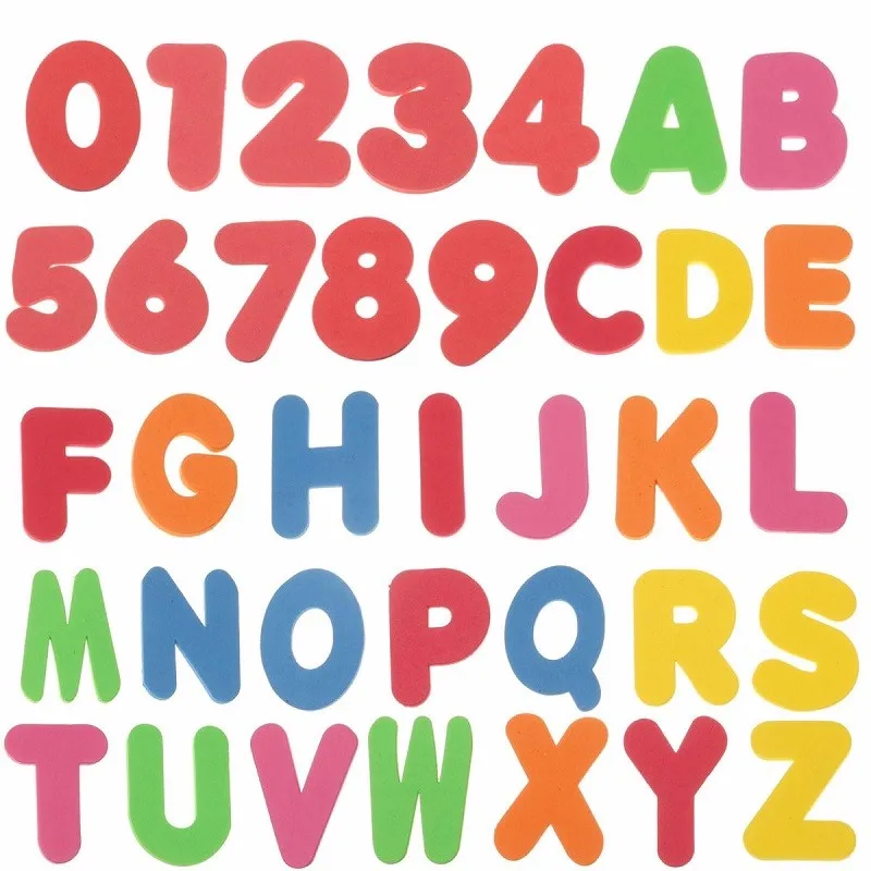 New 36pcs Children Bath Tub Foam Letters Numbers Educational font b Baby b font Early Learn