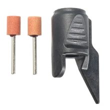 1 шт. точилка направляющая насадка комплект дрель адаптер для заточки? Газонокосилка и садовый инструмент точилка