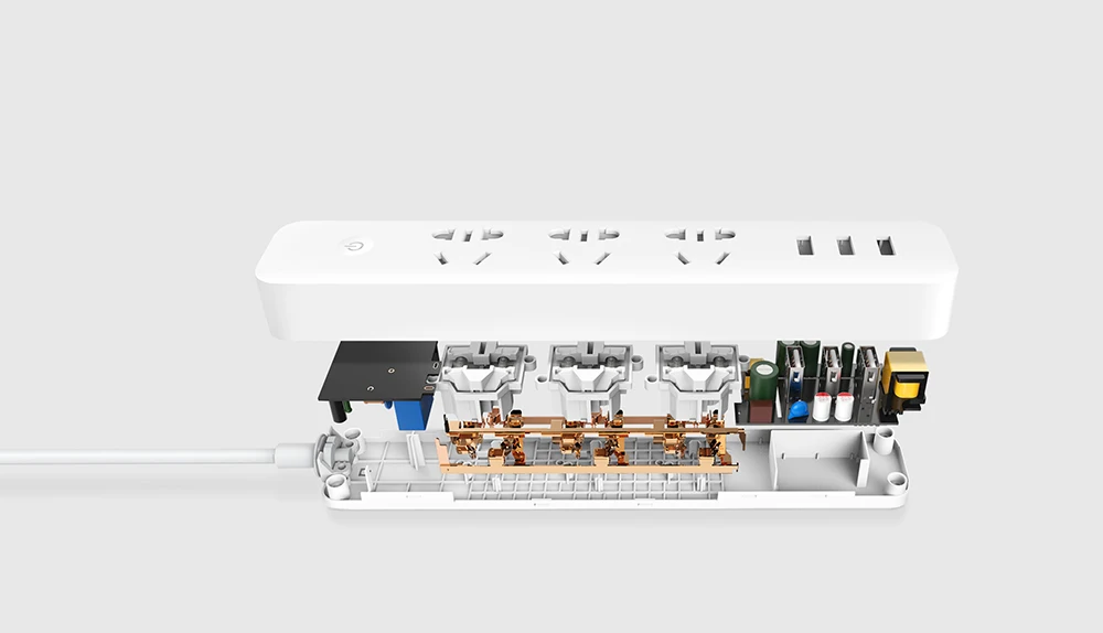 Xiao mi Qing mi умный дом электрическая розетка Wifi приложение беспроводной пульт дистанционного управления 3 порта 3 USB розетка