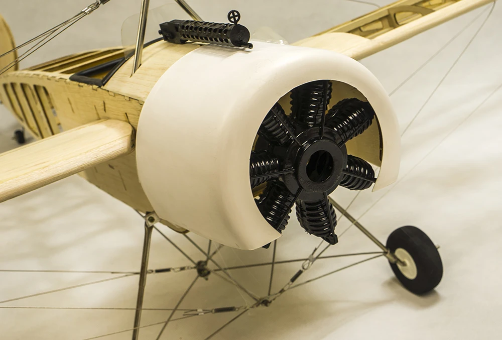 Деревянная модель самолета Balsawood лазерная резка Fokker E.III Eindecker WW1 вырезка 1520 мм (60